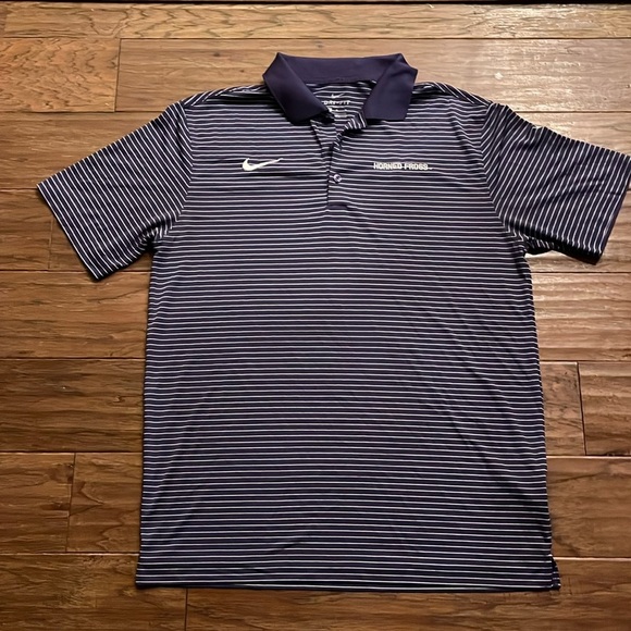 Nike TCU Dri Fit Polo Shirt Size M - Picture 1 of 5